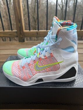 NEW Nike Kobe IX Elite High Protro “What The” (FZ7335 101) Basketball Shoes 10.5